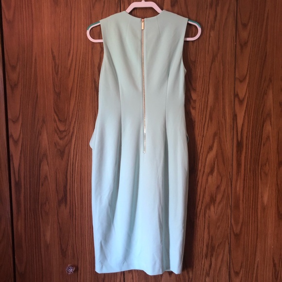 SOLD on merc! Mint Green Calvin Klein Dress Sz 4 - Picture 5 of 8
